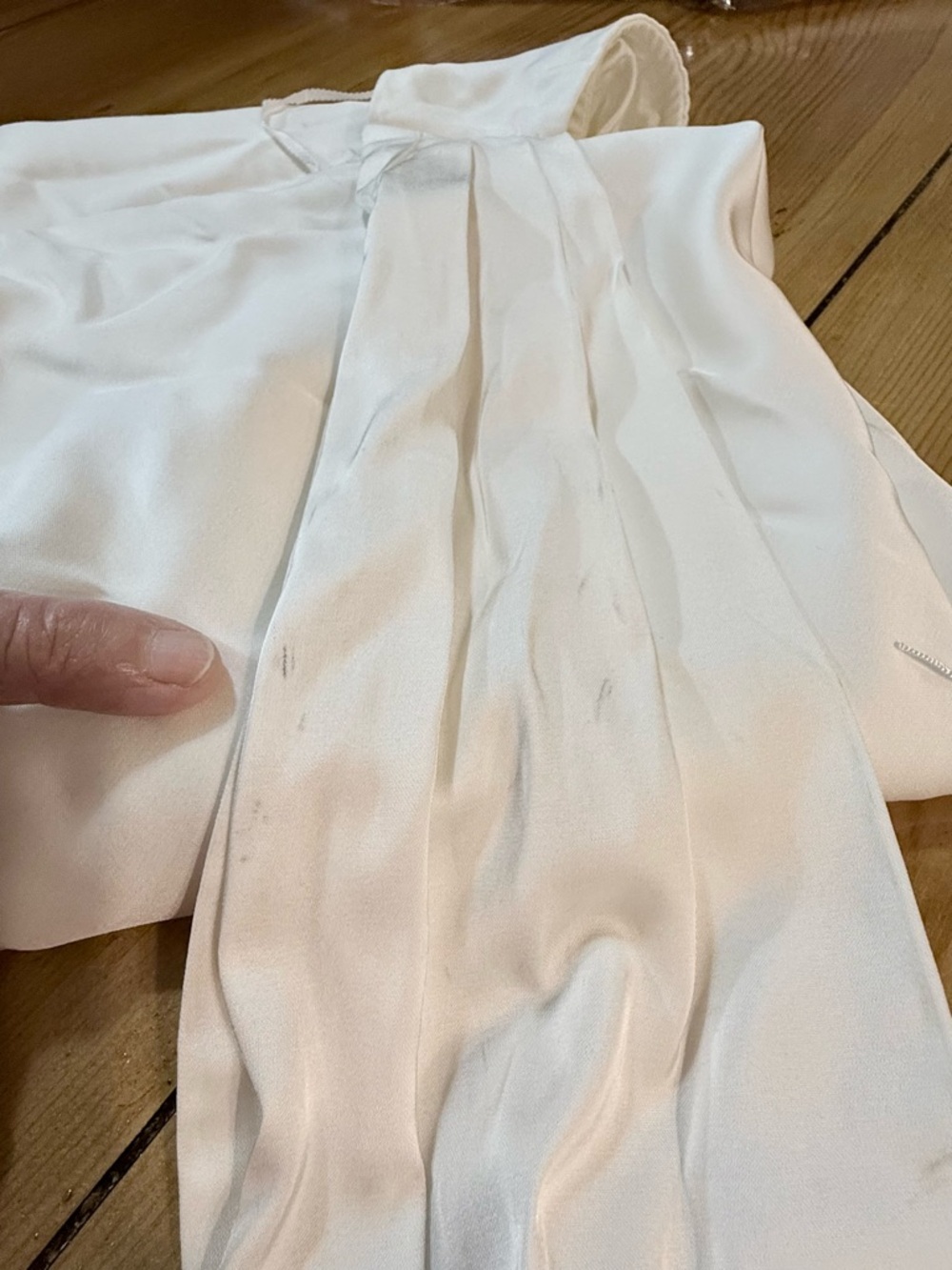 Abercrombie & Fitch One-Shoulder White Fringe-Scarf Cocktail Club Wedding Dress - Picture 12 of 14